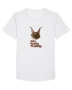 Big Floppa, hopa, hopa! Tricou mânecă scurtă guler larg Bărbat Skater