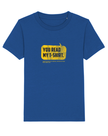 You read my t-shirt Majorelle Blue