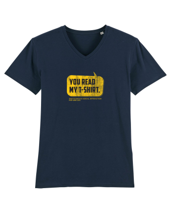 You read my t-shirt French Navy