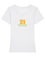 21 - is only the half of the truth Tricou mânecă scurtă guler larg fitted Damă Expresser