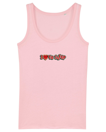 I Love To Sleep Cotton Pink
