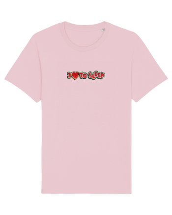 I Love To Sleep Cotton Pink