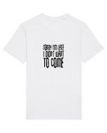 Sorry I'm late Tricou mânecă scurtă Unisex Rocker