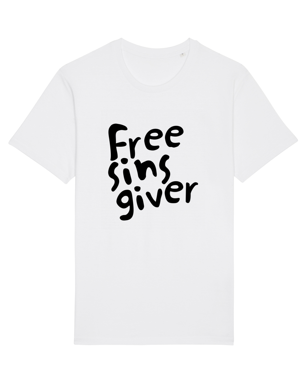 Tricou mânecă scurtă Unisex Rocker White