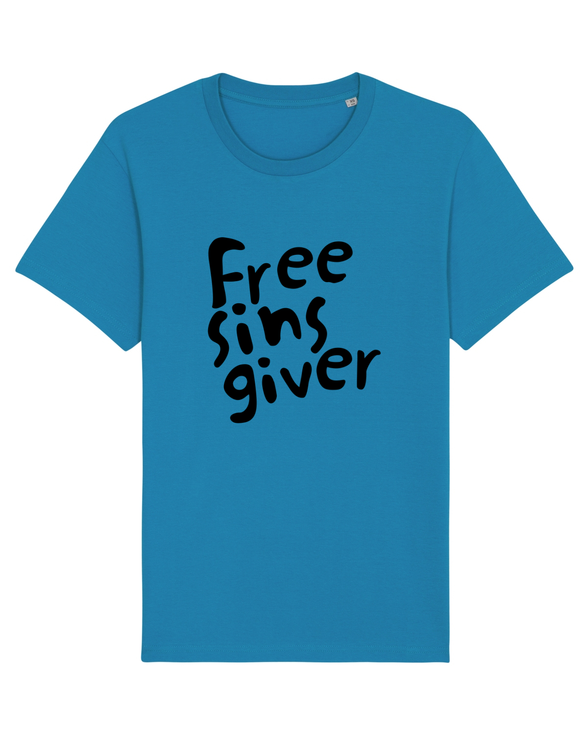 Tricou mânecă scurtă Unisex Rocker Azur