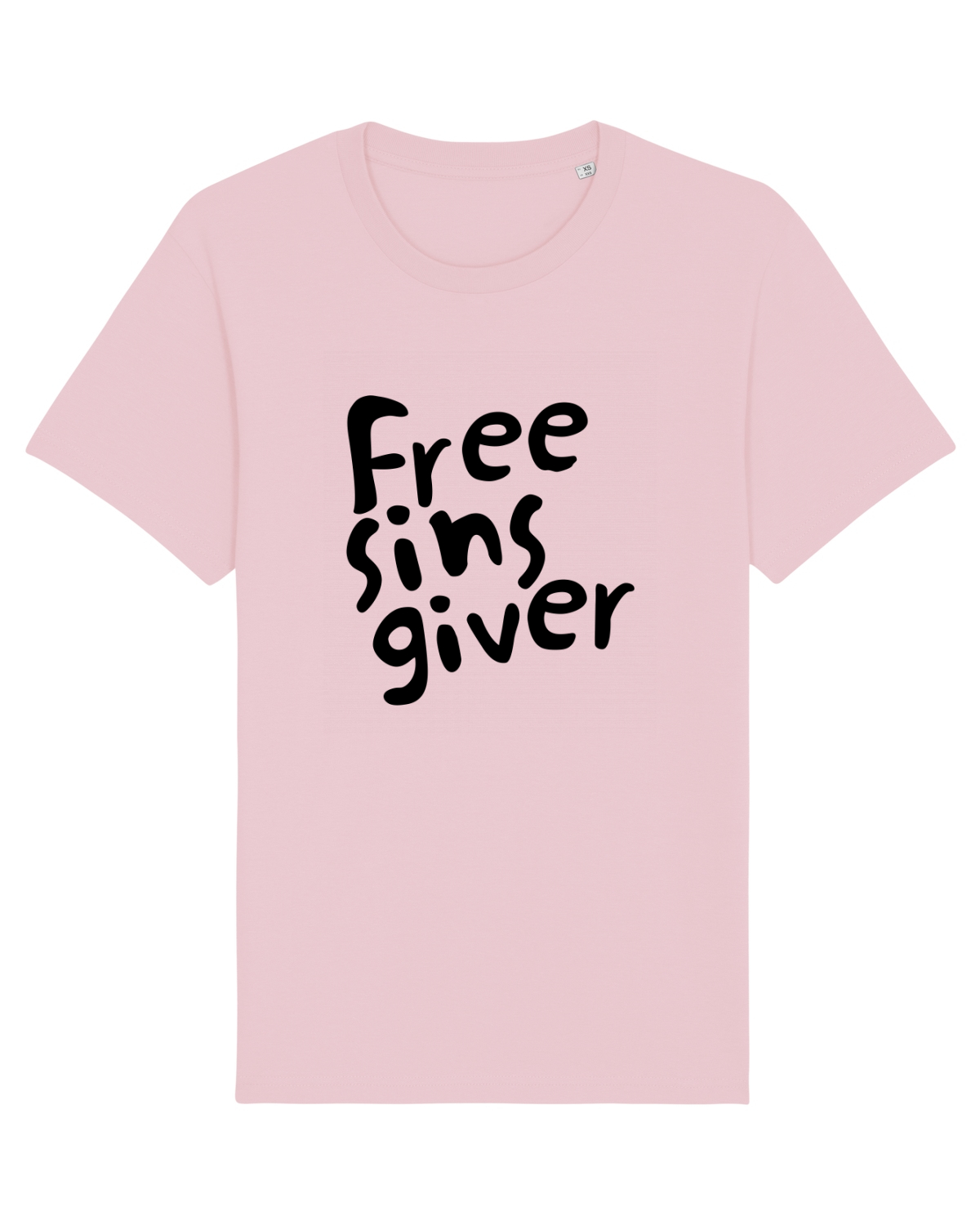 Tricou mânecă scurtă Unisex Rocker Cotton Pink