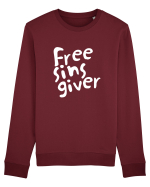 free sins giver Bluză mânecă lungă Unisex Rise