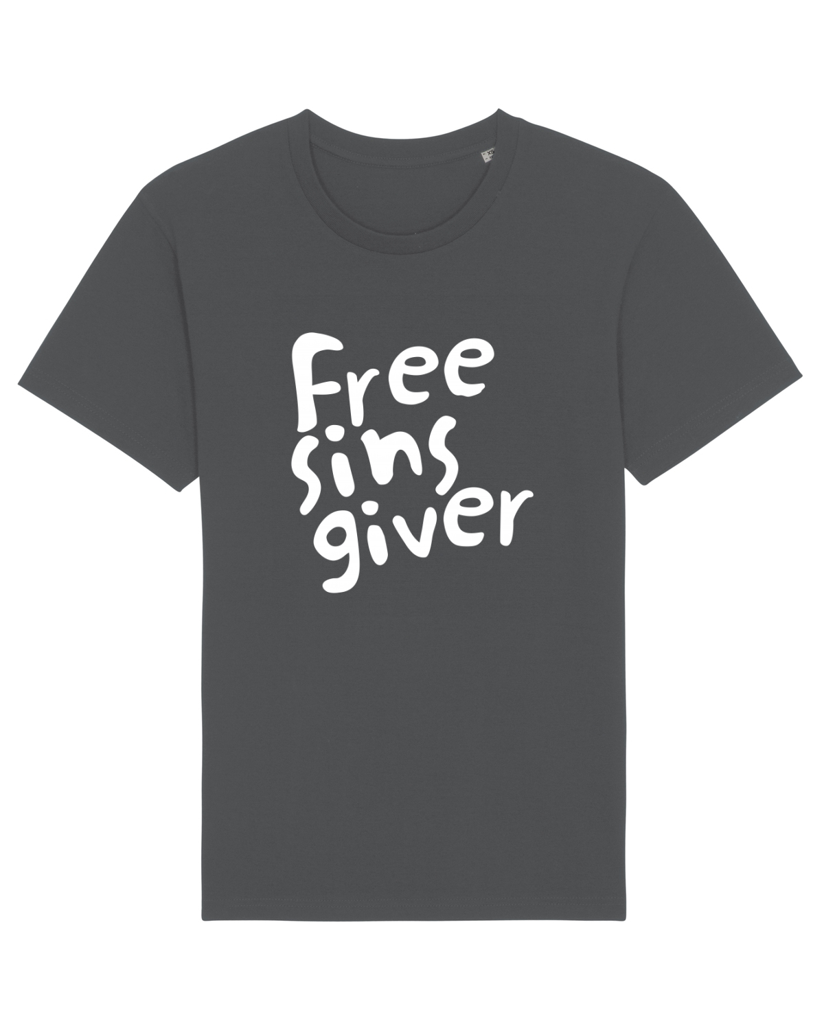 Tricou mânecă scurtă Unisex Rocker Anthracite
