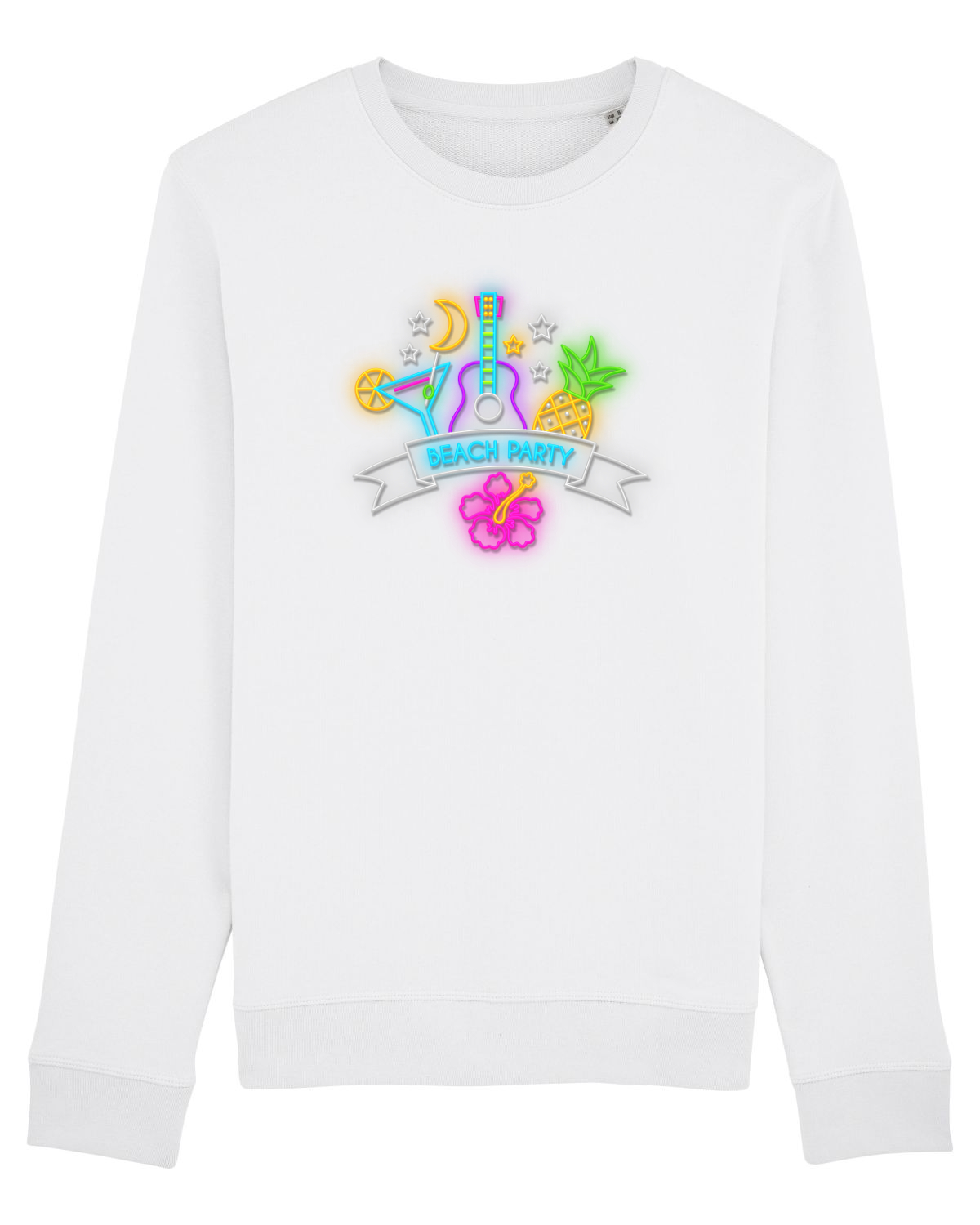 Bluză mânecă lungă Unisex Rise White