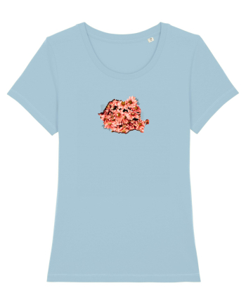 Floral RO Sky Blue
