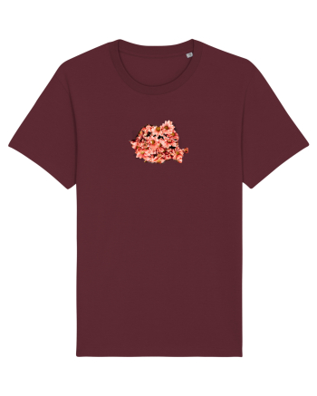 Floral RO Burgundy