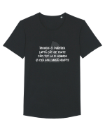 Don't give up! Tricou mânecă scurtă guler larg Bărbat Skater