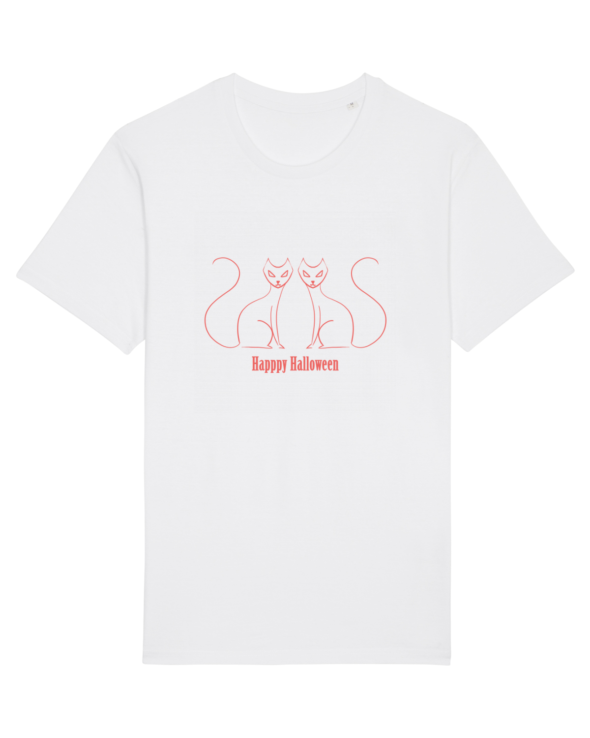 Tricou mânecă scurtă Unisex Rocker White