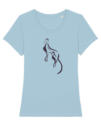 Mountain Cat Sky Blue