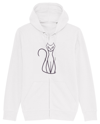 Hissing Cat White