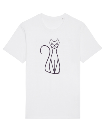 Hissing Cat White