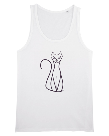 Hissing Cat White