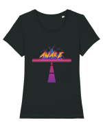 Awake Tricou mânecă scurtă guler larg fitted Damă Expresser