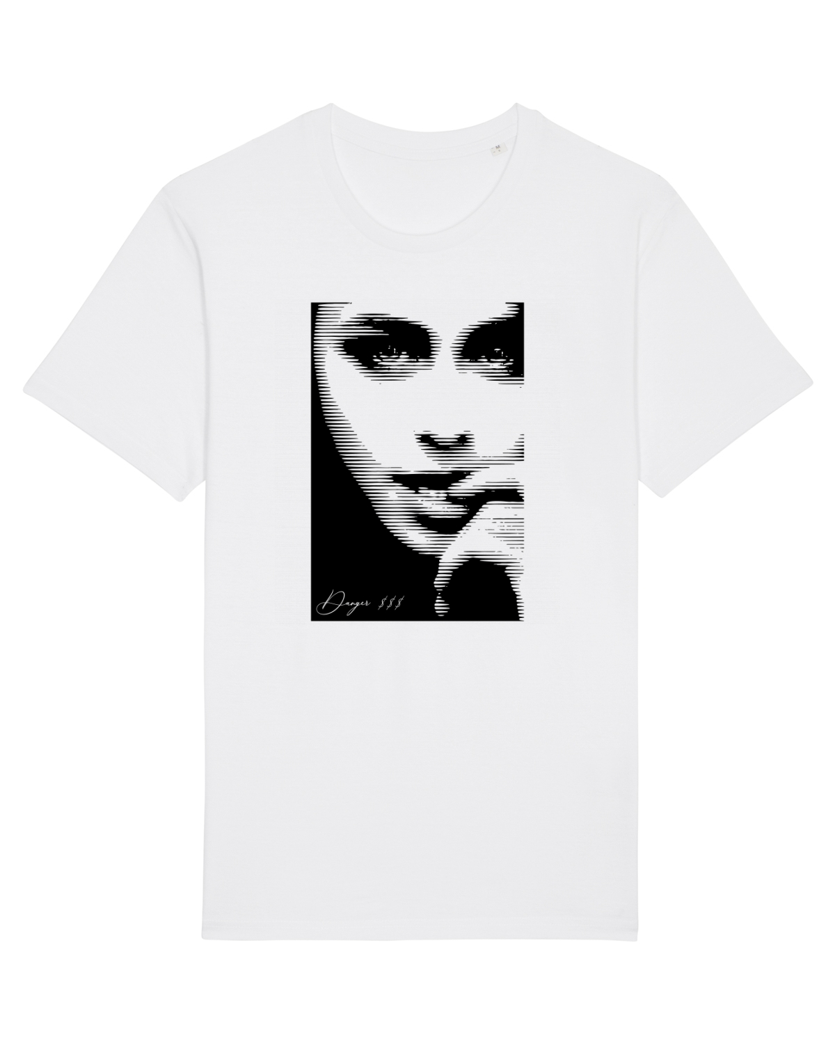 Tricou mânecă scurtă Unisex Rocker White