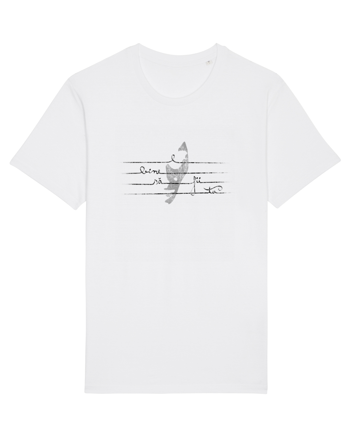 Tricou mânecă scurtă Unisex Rocker White