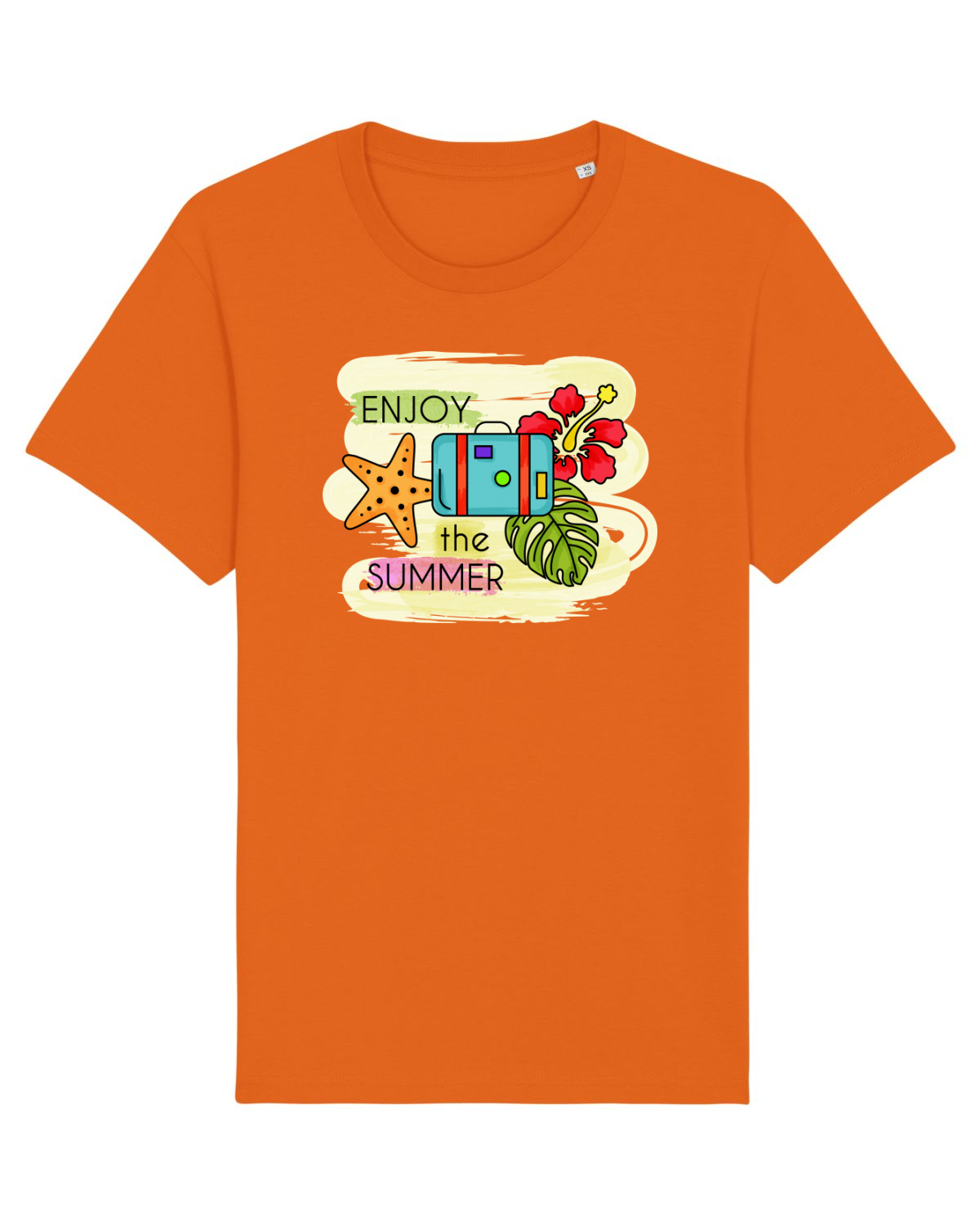 Tricou mânecă scurtă Unisex Rocker Bright Orange