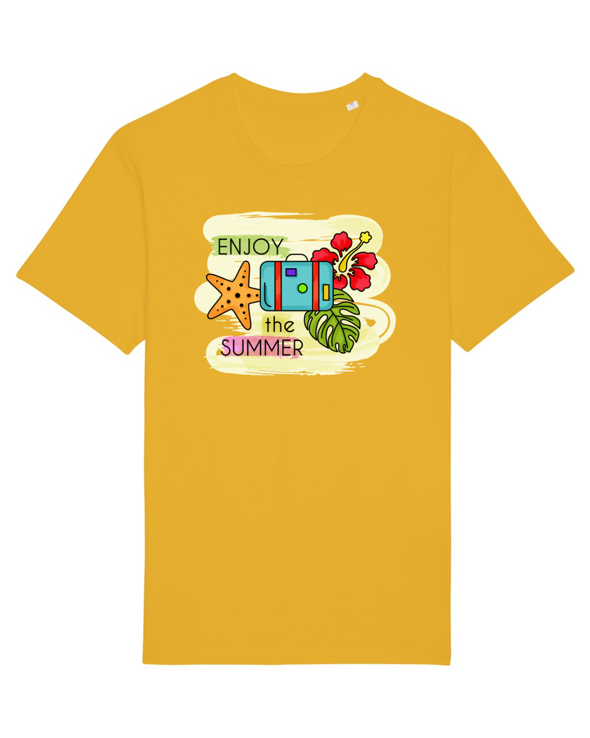 Tricou mânecă scurtă Unisex Rocker Spectra Yellow