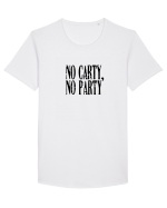 No carty, no party Tricou mânecă scurtă guler larg Bărbat Skater