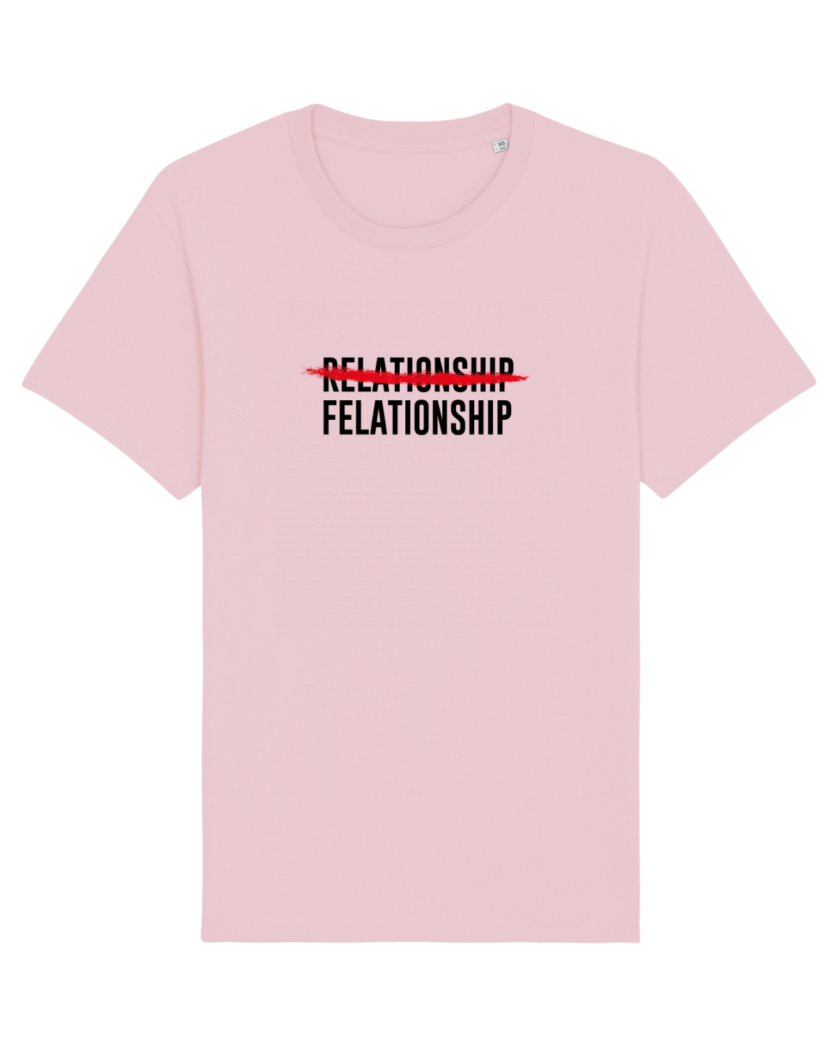 Tricou mânecă scurtă Unisex Rocker Cotton Pink