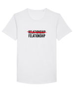 Relationship / Felationship Tricou mânecă scurtă guler larg Bărbat Skater