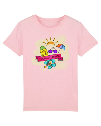 Plaja tropicală Cotton Pink