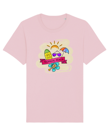 Plaja tropicală Cotton Pink