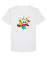 Plaja tropicală Tricou mânecă scurtă guler larg Bărbat Skater