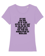 The redneck alphabet Tricou mânecă scurtă guler larg fitted Damă Expresser