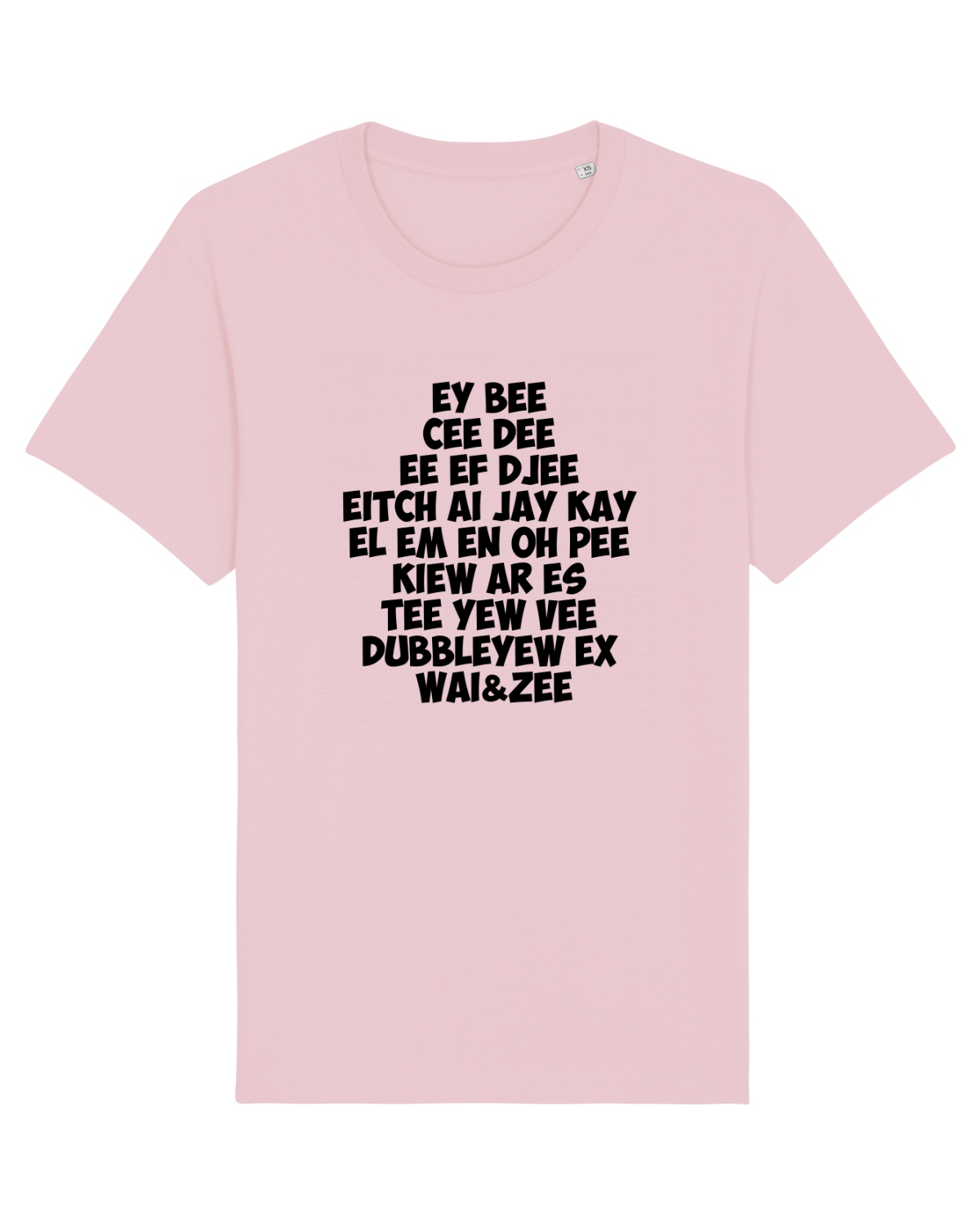 Tricou mânecă scurtă Unisex Rocker Cotton Pink