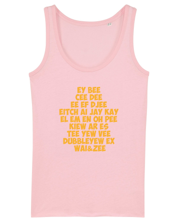 The redneck alphabet Cotton Pink