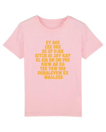 The redneck alphabet Cotton Pink