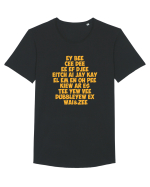 The redneck alphabet Tricou mânecă scurtă guler larg Bărbat Skater