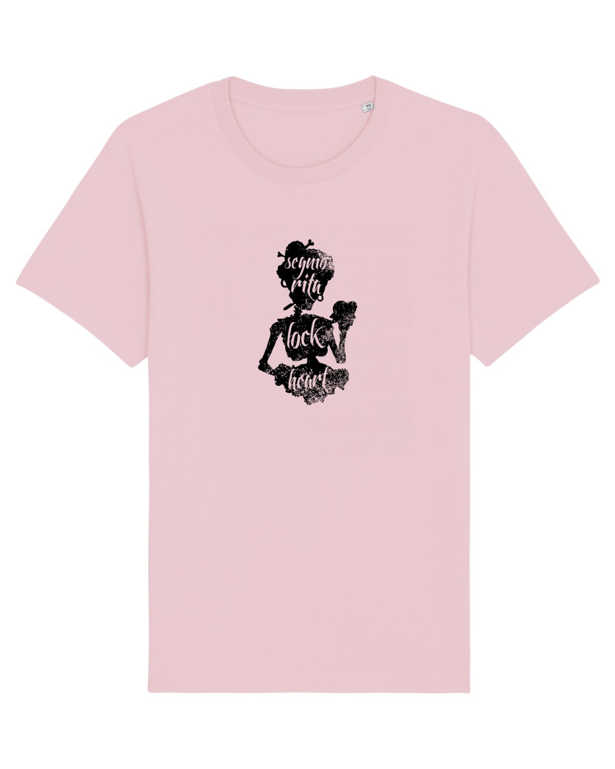 Tricou mânecă scurtă Unisex Rocker Cotton Pink