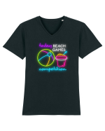 Jocuri de plajă Tricou mânecă scurtă guler V Bărbat Presenter
