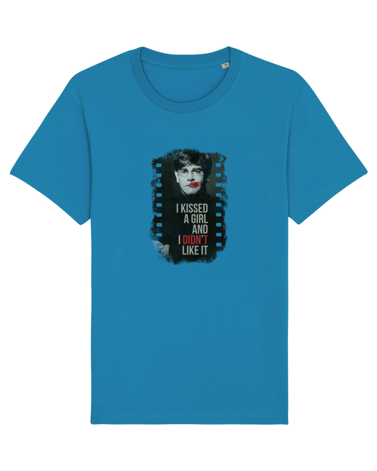 Tricou mânecă scurtă Unisex Rocker Azur