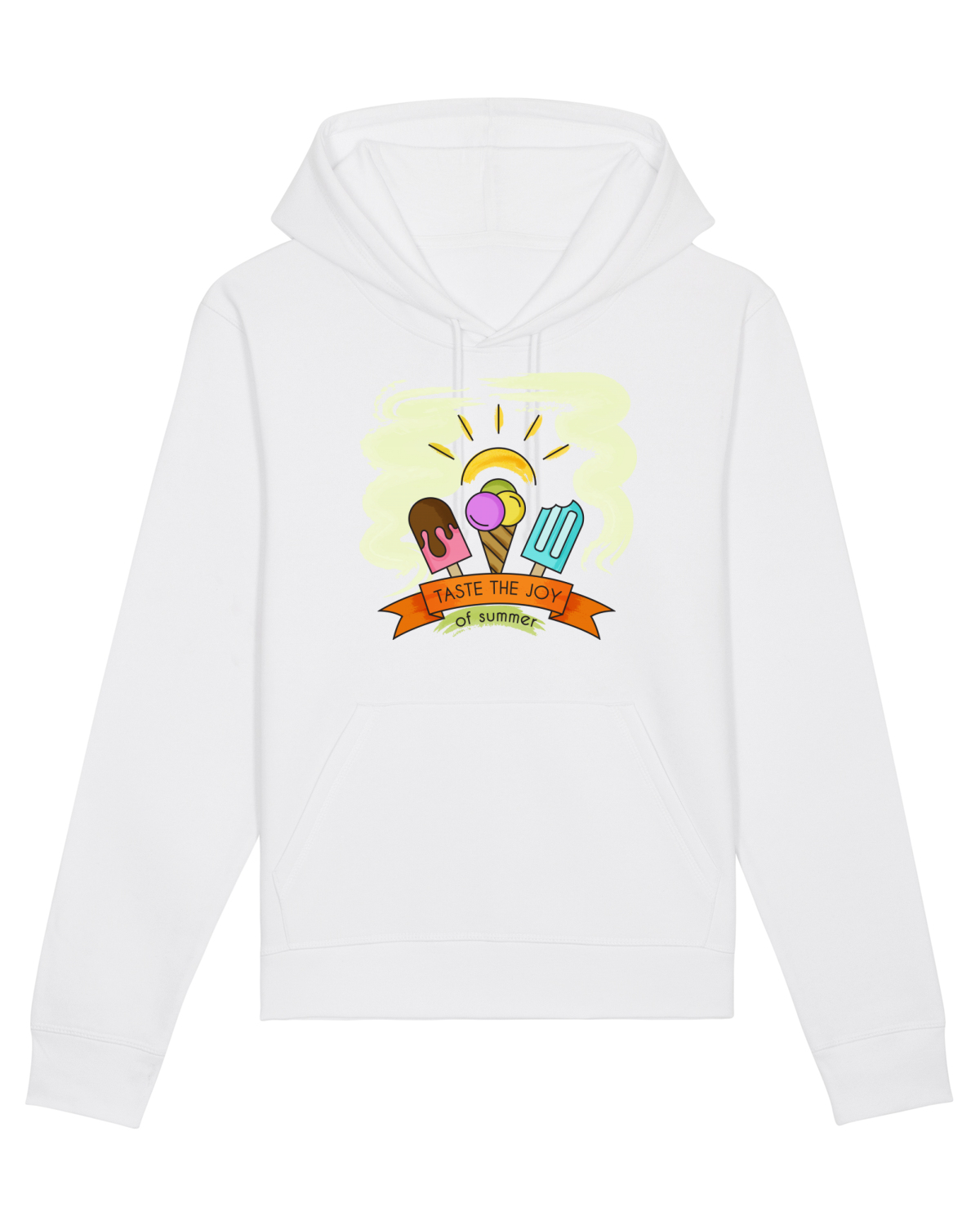 Hanorac Unisex Drummer White