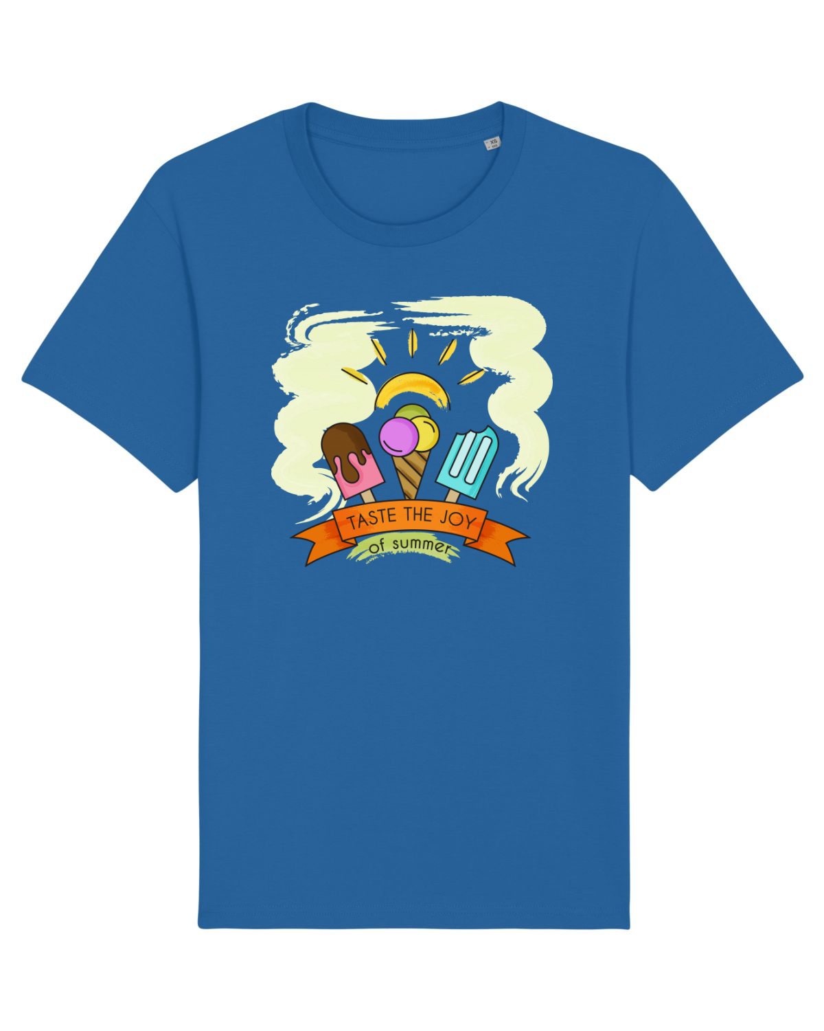 Tricou mânecă scurtă Unisex Rocker Royal Blue