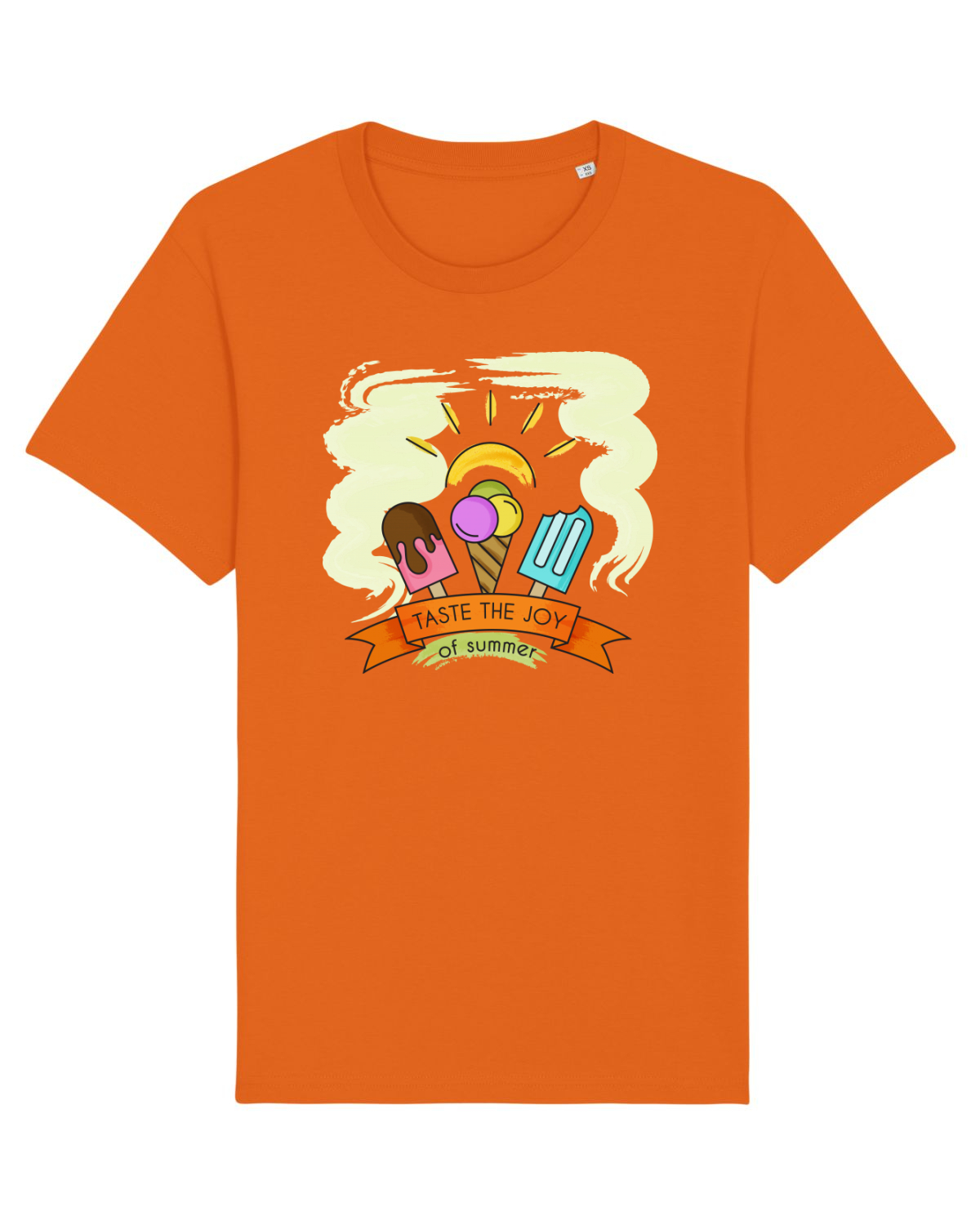 Tricou mânecă scurtă Unisex Rocker Bright Orange