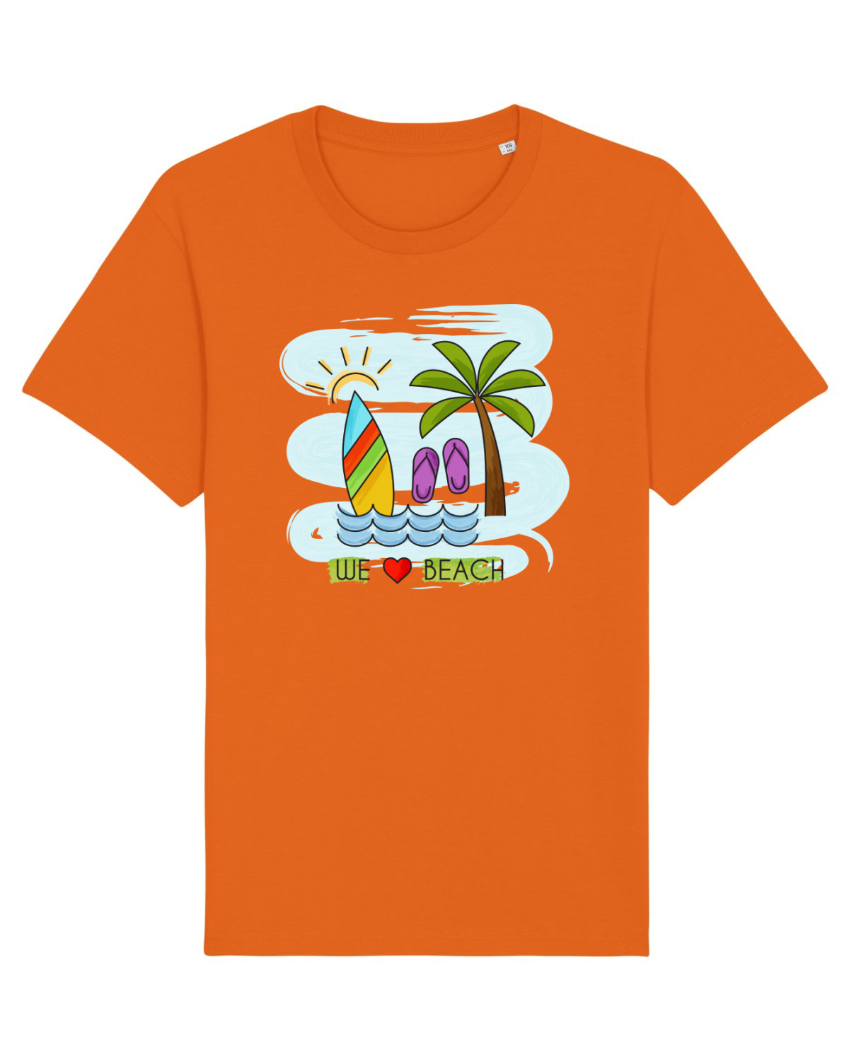 Tricou mânecă scurtă Unisex Rocker Bright Orange