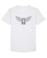 bufnita Tricou mânecă scurtă guler larg Bărbat Skater