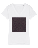 Roots Purple Tricou mânecă scurtă guler V Damă Evoker