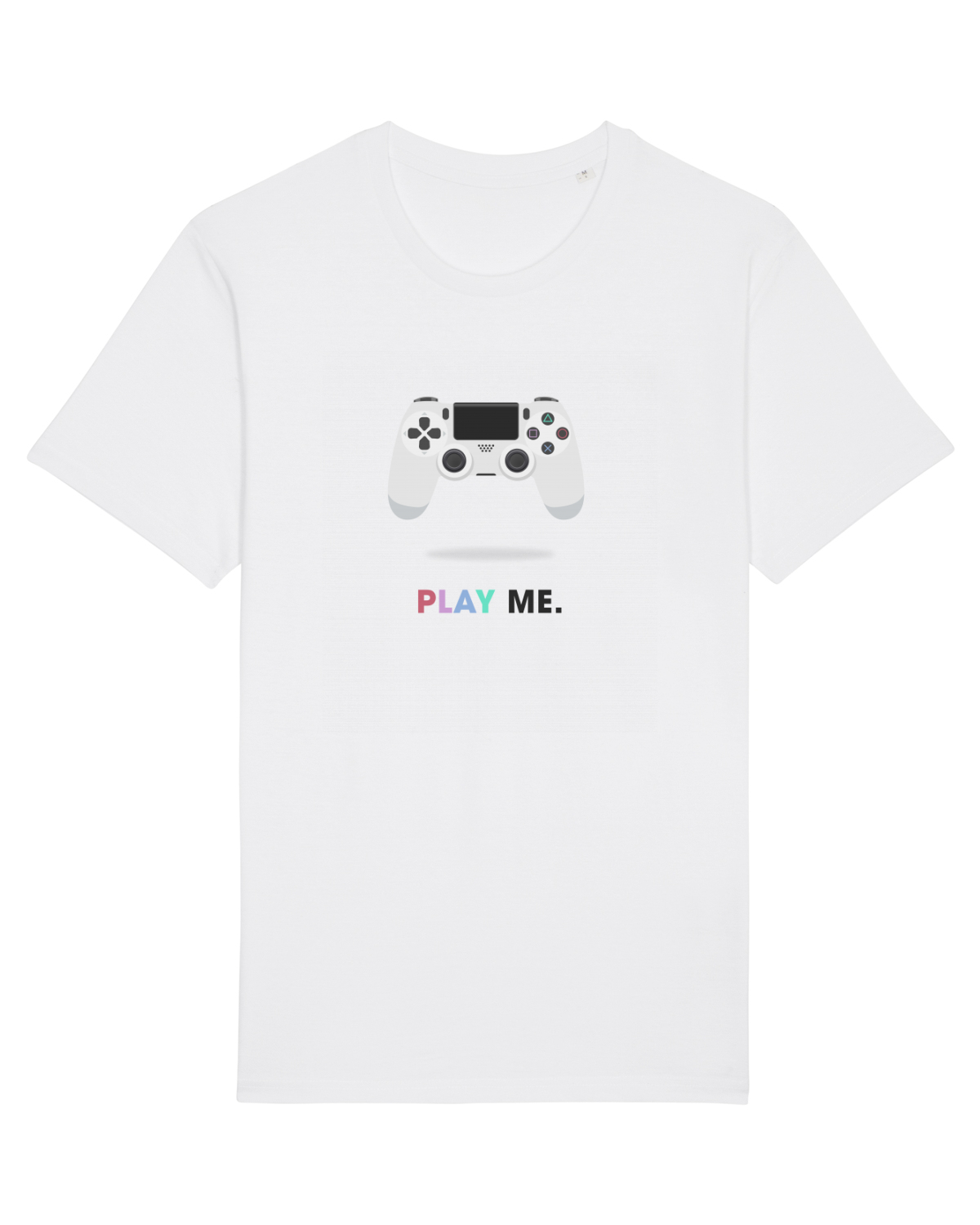 Tricou mânecă scurtă Unisex Rocker White
