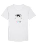 Play me. Tricou mânecă scurtă guler larg Bărbat Skater