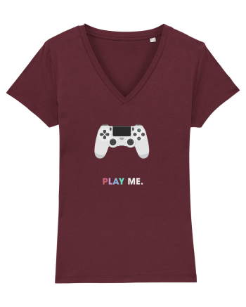 Play me. Burgundy