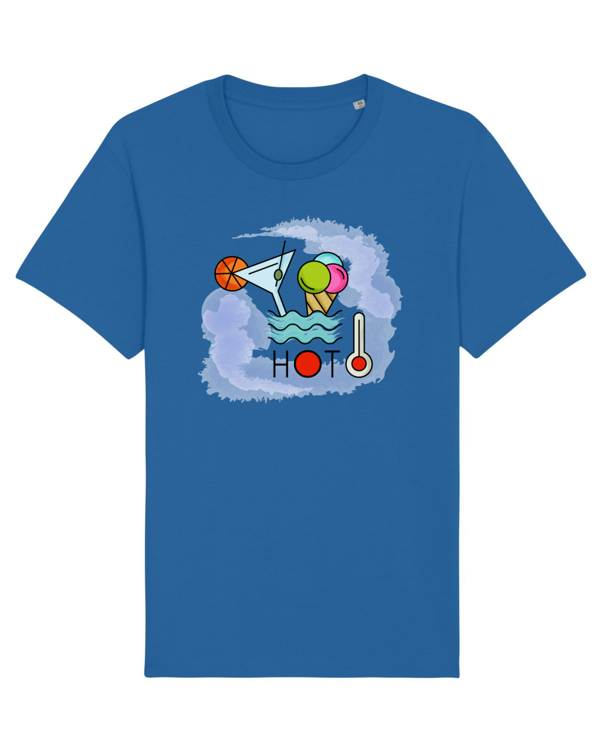Tricou mânecă scurtă Unisex Rocker Royal Blue